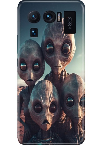 Xiaomi Mi 11 Ultra Kılıf Desenli Outlet Silikon Ufo