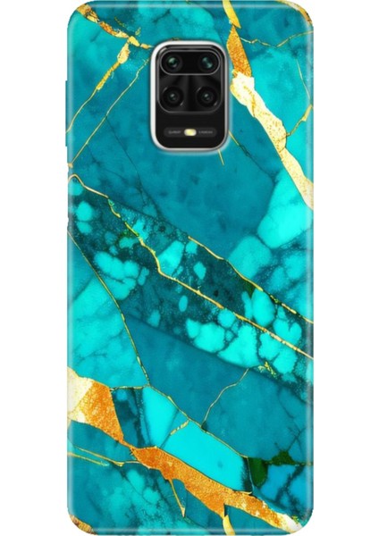 Xiaomi Redmi Note 9 Pro - 9s Kılıf Renkli Esnek Silikon Prag Mermer