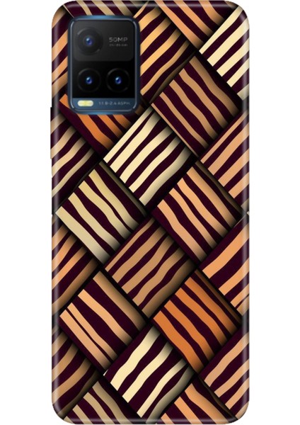 Vivo Y21S Uyumlu Kapak Kılıf Desenli Kapak Renkli Tpu Uv Leo
