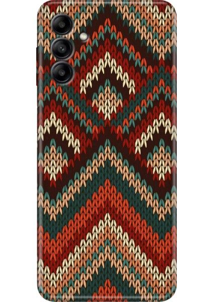 Samsung Galaxy A34 Kılıf Tasarım Esnek Silikon Zikzak