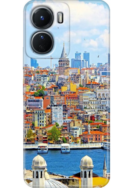 Vivo Y16 Kılıf Desenli Silikon Ermer Teknoloji Kapak Istanbul