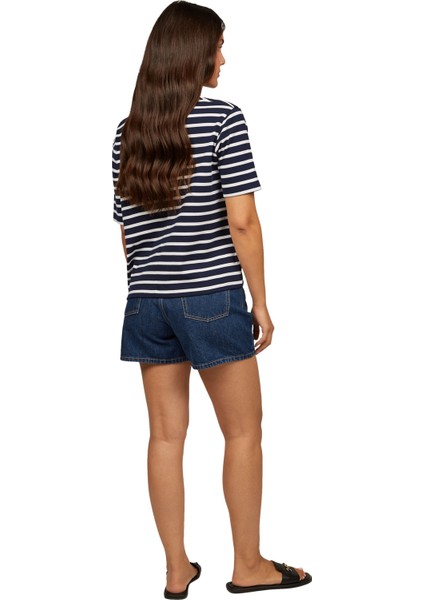 Rlx Modern Cody Ss Kadın Mavi T-Shirt - WW0WW46158 modelleri