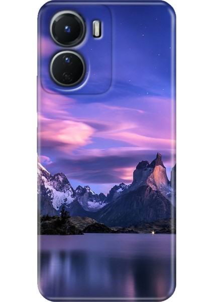 Vivo Y16 Kılıf Desenli Silikon Ermer Teknoloji Kapak Kuzey