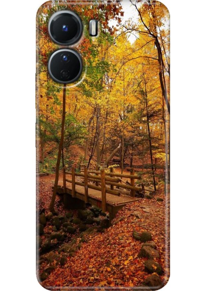 Vivo Y16 Kılıf Desenli Silikon Ermer Teknoloji Kapak Kasımda Aşk