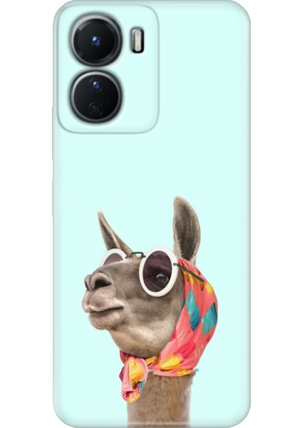 Vivo Y16 Kılıf Desenli Silikon Ermer Teknoloji Kapak Deve