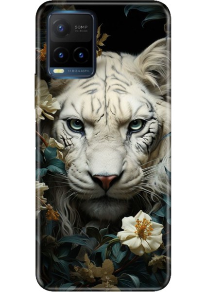 Vivo Y21S Uyumlu Kapak Kılıf Desenli Kapak Renkli Tpu Uv Aslan