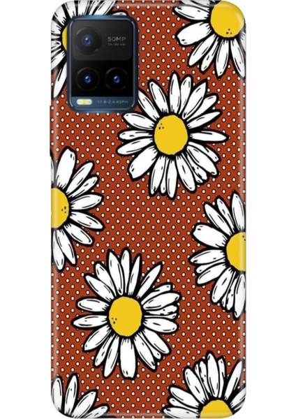 Vivo Y21S Uyumlu Kapak Kılıf Desenli Kapak Renkli Tpu Uv Puantiye