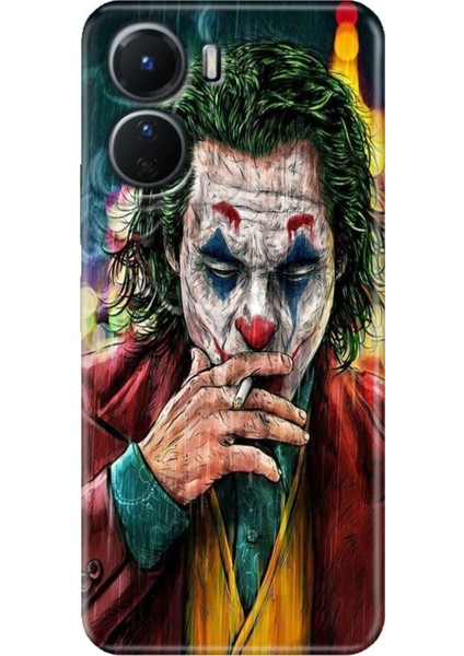 Vivo Y16 Kılıf Desenli Silikon Ermer Teknoloji Kapak Jokker