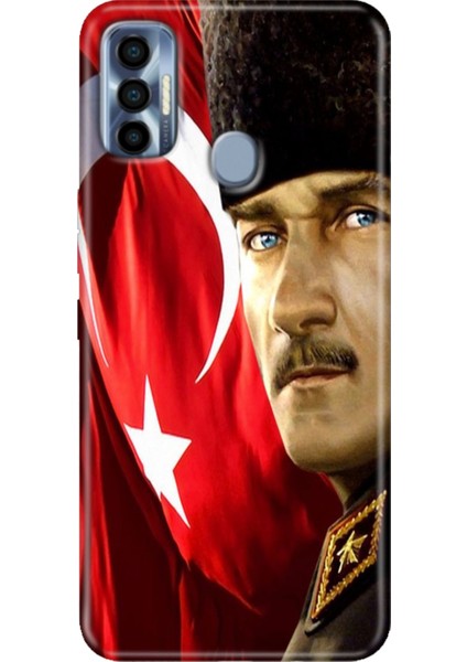 Spark 7 Pro Kılıf Renkli SPARK7PRO Silikon Mustafa Kemal