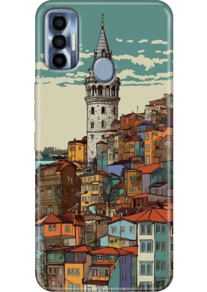 Spark 7 Pro Kılıf Renkli SPARK7PRO Silikon Galata