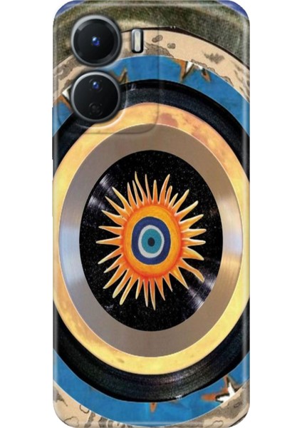 Vivo Y16 Kılıf Desenli Silikon Ermer Teknoloji Kapak Nazar