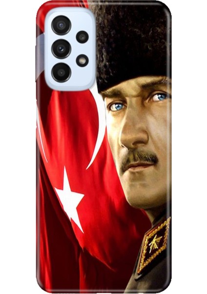 Samsung Galaxy A23 Kılıf A23 Silikon Tasarım Stok Mustafa Kemal