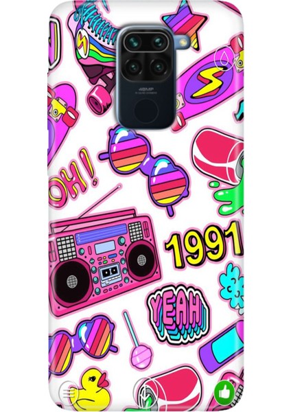 Xiaomi Redmi Note 9 6.53" Kılıf Desenli Tasarım Silikon 90'lar