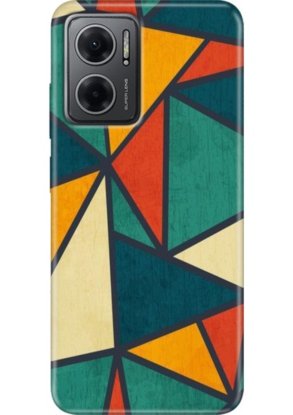 Xiaomi Redmi Note 11E Kılıf Desenli Design Silikon Wall