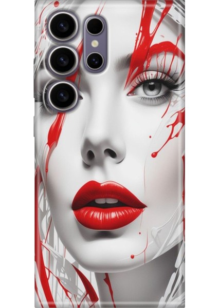 Samsung Galaxy S24 Ultra Kılıf Renkli Esnek Silikon Lady