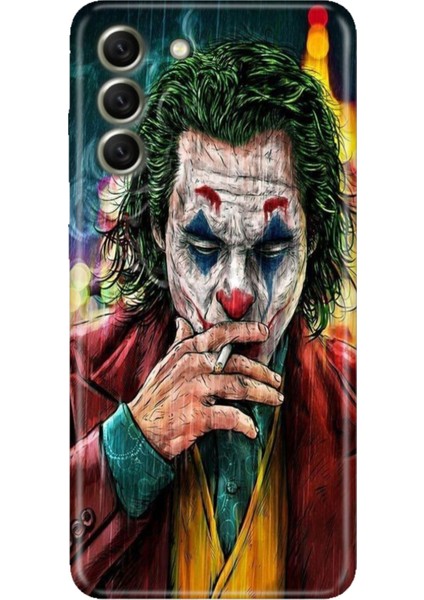 Samsung Galaxy S21 Fe Kılıf Desenli Kapak Renkli Tpu Uv Jokker