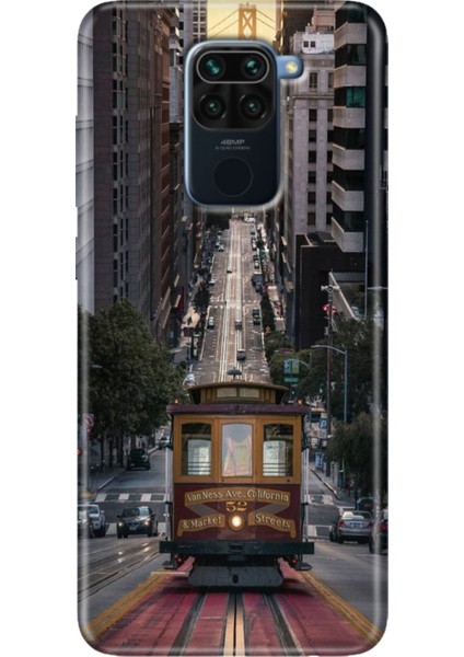 Xiaomi Redmi Note 9 6.53" Kılıf Desenli Tasarım Silikon California