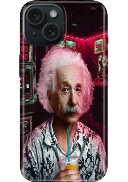 iPhone 13 - 14 Kılıf Desenli Kapak Renkli Tpu Uv Albert