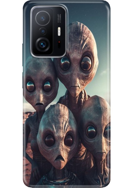 Xiaomi Mi 11T - 11T Pro Kılıf Desenli Design Silikon Ufo