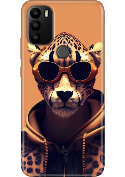 General Mobile Gm 21 Pro Kılıf Baskılı Esnek Silikon Kapak Tiger
