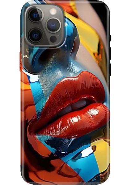 Apple iPhone 12 Pro Kılıf Tasarım Baskılı Silikon Makyaj