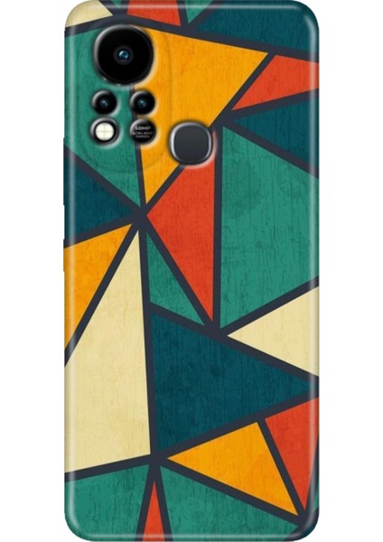 Infinix Hot 11S Uyumlu Kılıf Renkli Tpu Silikon Wall