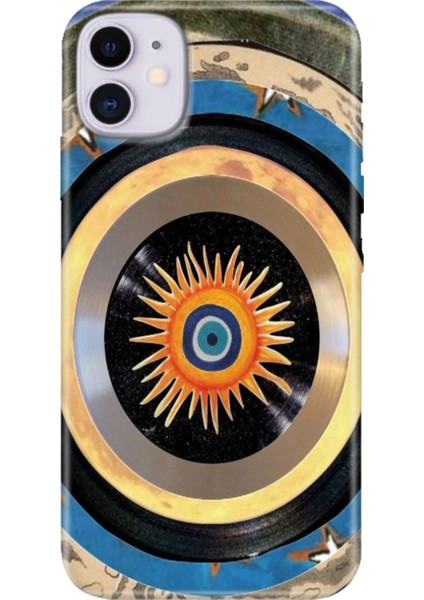Apple iPhone 11 Kılıf Renkli Temalı iPhone 11 Silikon Nazar