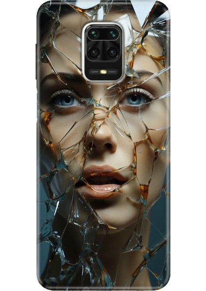 Xiaomi Redmi Note 9 Pro - 9s Kılıf Renkli Esnek Silikon Cam Kırığı