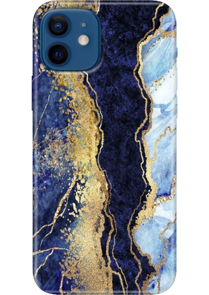 Apple iPhone 12 Kılıf Renkli Baskılı Silikon Hillmermer