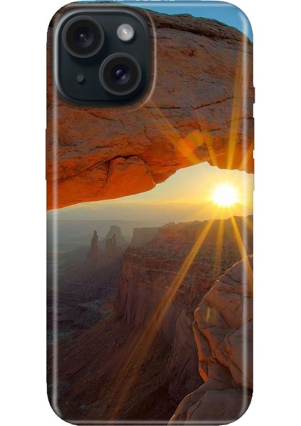 iPhone 13 - 14 Kılıf Desenli Kapak Renkli Tpu Uv Sun