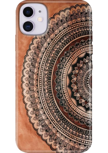Apple iPhone 11 Kılıf Renkli Temalı iPhone 11 Silikon Mat Max