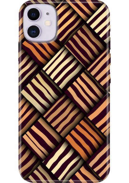 Apple iPhone 11 Kılıf Renkli Temalı iPhone 11 Silikon Leo