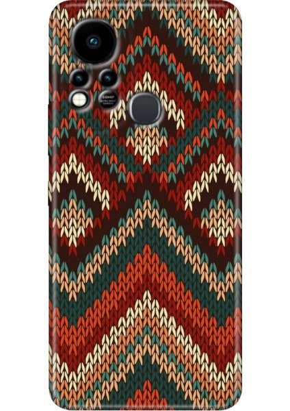 Infinix Hot 11S Uyumlu Kılıf Renkli Tpu Silikon Zikzak