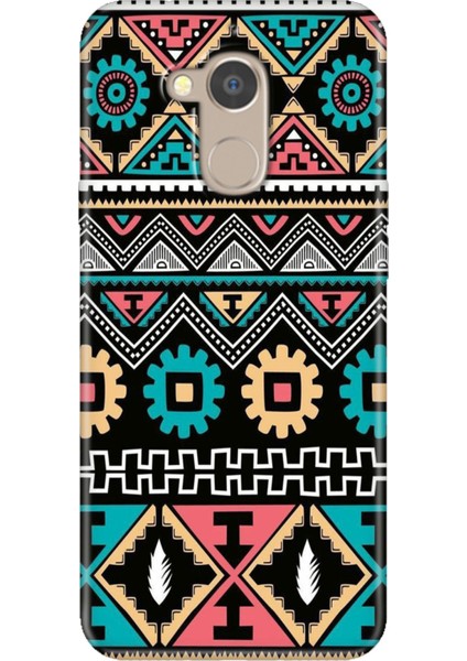 General Mobile Gm 8 Uyumlu Kılıf Desenli Silikon Renkli Tpu Uv Etnik
