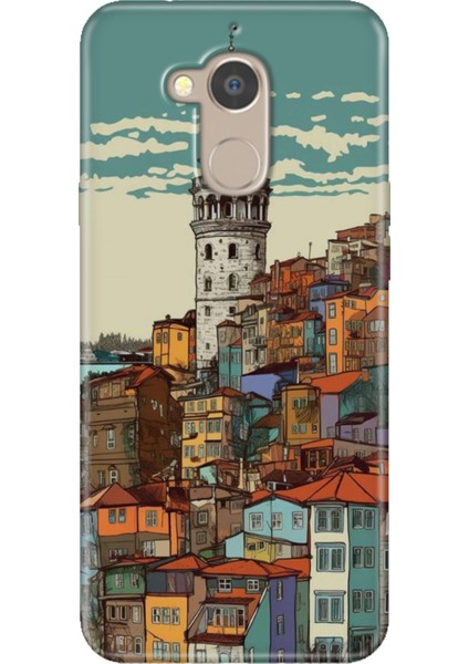 General Mobile Gm 8 Uyumlu Kılıf Desenli Silikon Renkli Tpu Uv Galata