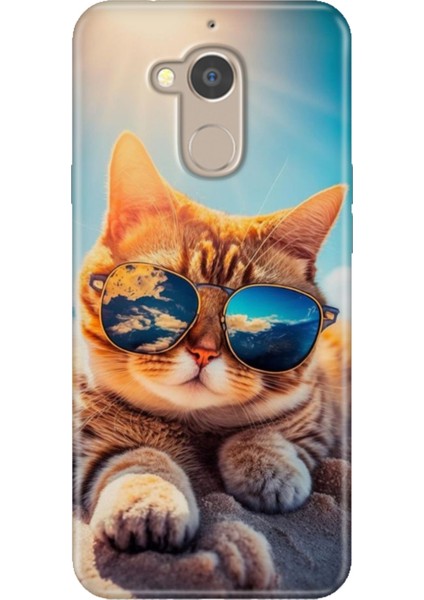 General Mobile Gm 8 Uyumlu Kılıf Desenli Silikon Renkli Tpu Uv Cat