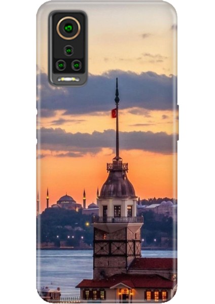 General Mobile Gm 22 Pro Kılıf Hd Desenli Esnek Silikon Kız Kulesi