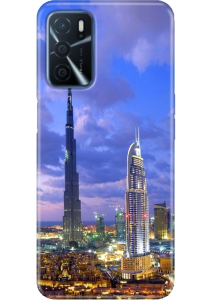 A16 Kapak Kılıf Uyumlu Oppo A16 Silikon Tasarım Stok Dubai