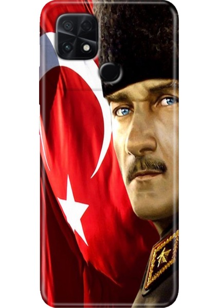 C40 Kılıf Renkli Temalı Poco C40 Silikon Mustafa Kemal