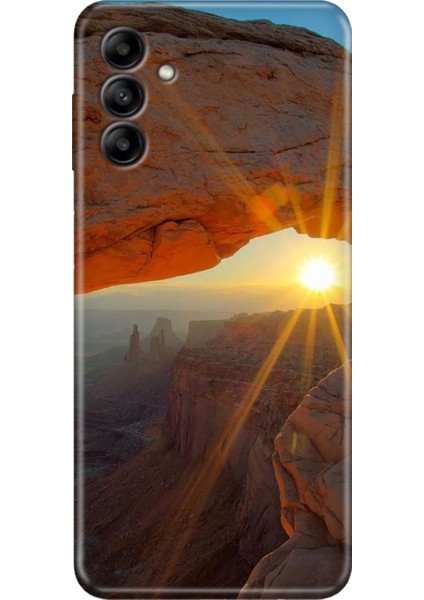 Samsung Galaxy A34 Kılıf Tasarım Esnek Silikon Sun