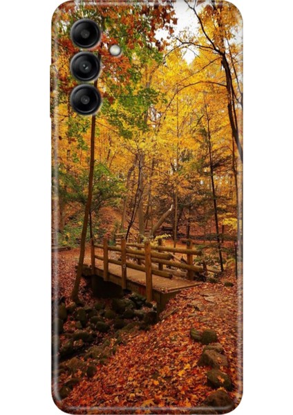 Samsung Galaxy A13 5g Kılıf Renkli Esnek Silikon Kasımda Aşk