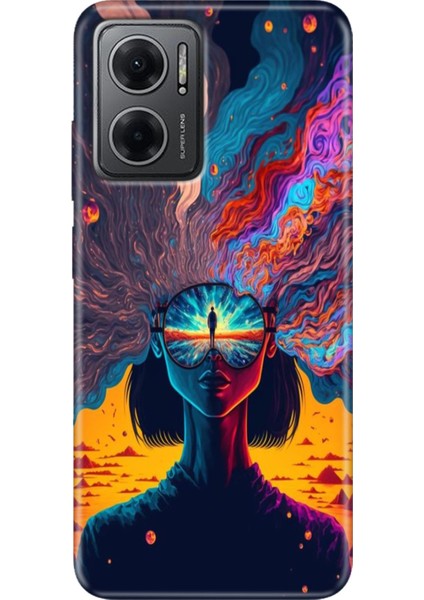 Xiaomi Redmi Note 11E Kılıf Desenli Design Silikon Girdap