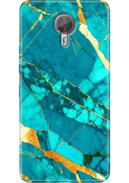 General Mobile Gm 5 Plus Kılıf Desenli Trend Silikon Prag Mermer