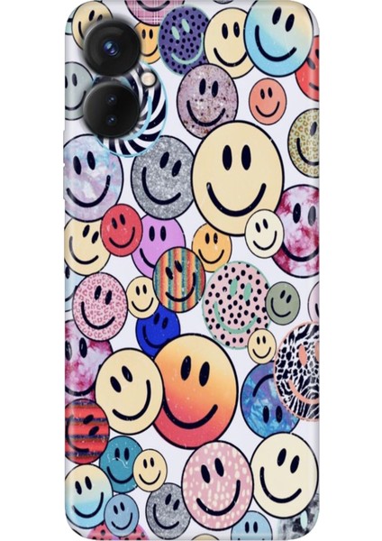 Camon 19 Neo Kılıf Desenli Camon 19 Neo Silikon Emojix