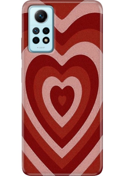 Xiaomi Redmi Note 12 Pro 4g Kılıf Desenli Outlet Silikon Mat Kalp
