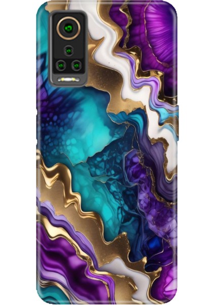 General Mobile Gm 22 Pro Kılıf Hd Desenli Esnek Silikon Keskin Ametist