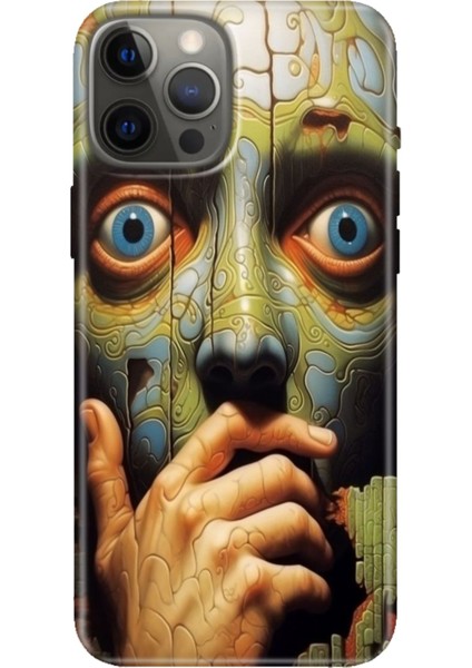 iPhone 12 Pro Max Kılıf Tasarım Baskılı Silikon Iluzyon