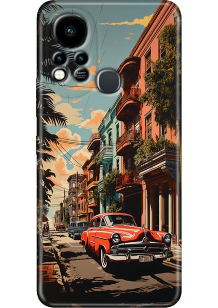 Infinix Hot 11S Uyumlu Kılıf Renkli Tpu Silikon Küba