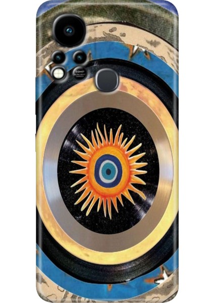 Infinix Hot 11S Uyumlu Kılıf Renkli Tpu Silikon Nazar