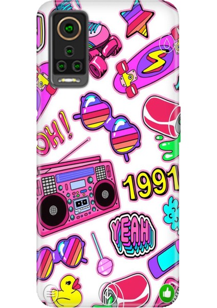 General Mobile Gm 22 Pro Kılıf Hd Desenli Esnek Silikon 90'lar